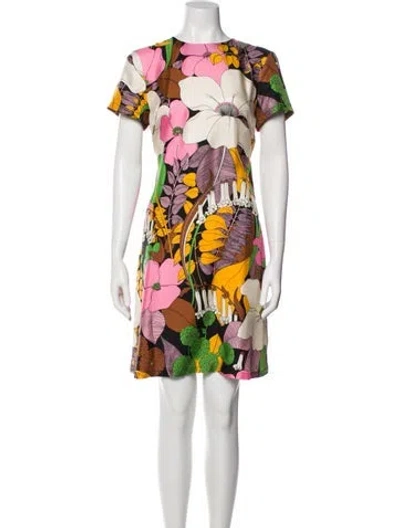 Pre-owned La Doublej Silk Knee-length Dress In Pink