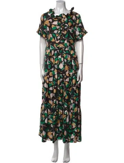 Pre-owned La Doublej Silk Long Dress In Black