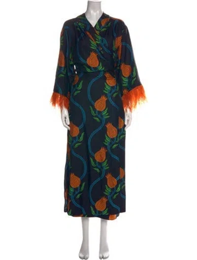 Pre-owned La Doublej Silk Long Dress In Black
