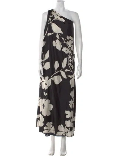 Pre-owned La Doublej Silk Long Dress In Black