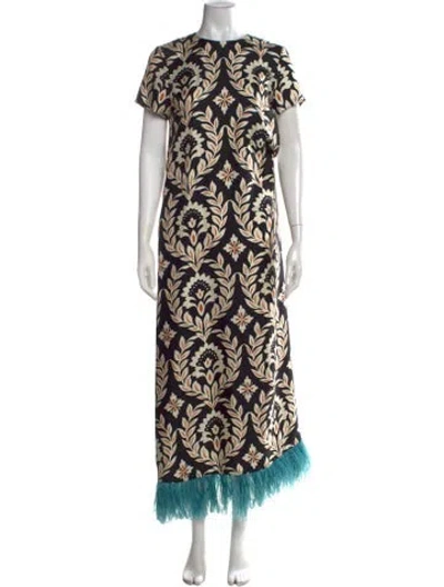 Pre-owned La Doublej Silk Long Dress In Black