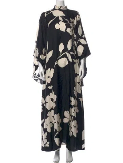 Pre-owned La Doublej Silk Long Dress In Black