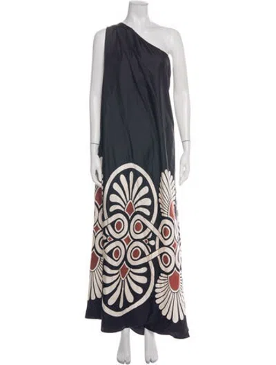 Pre-owned La Doublej Silk Long Dress In Black