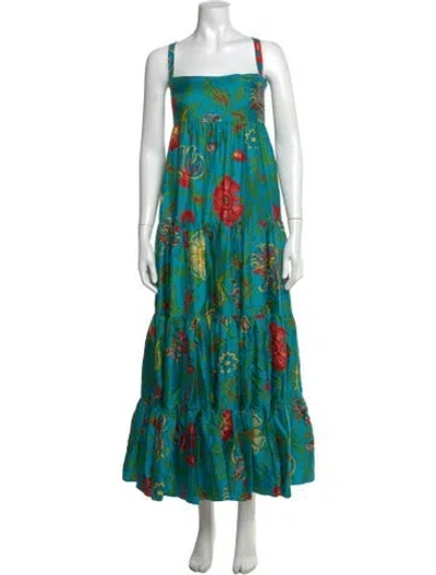 Pre-owned La Doublej Silk Long Dress In Blue