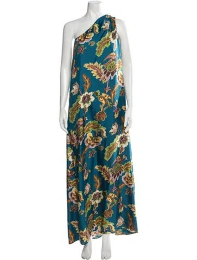 Pre-owned La Doublej Silk Long Dress In Blue