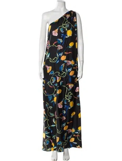 Pre-owned La Doublej Silk Long Dress In Multi
