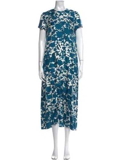 Pre-owned La Doublej Silk Long Dress In Multi