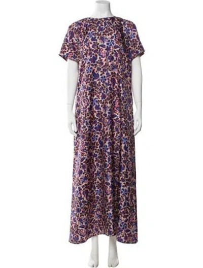 Pre-owned La Doublej Silk Long Dress In Neutral