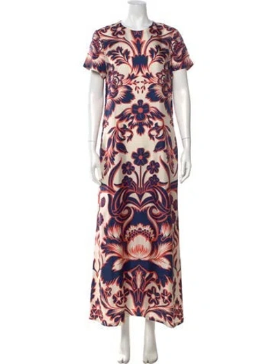 Pre-owned La Doublej Silk Long Dress In Neutrals