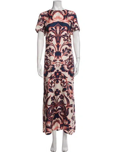 Pre-owned La Doublej Silk Long Dress In Neutrals
