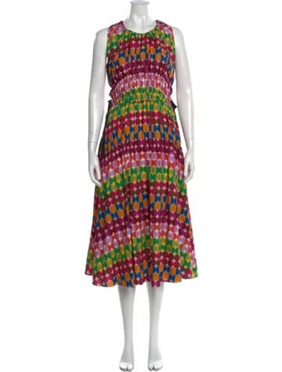 Pre-owned La Doublej Silk Long Dress In Pink