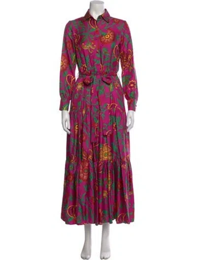 Pre-owned La Doublej Silk Long Dress In Purple