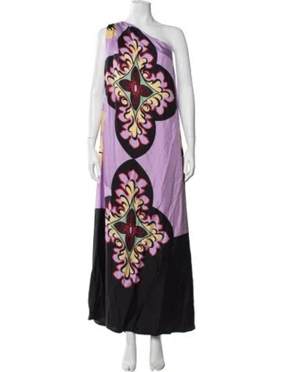 Pre-owned La Doublej Silk Long Dress In Purple