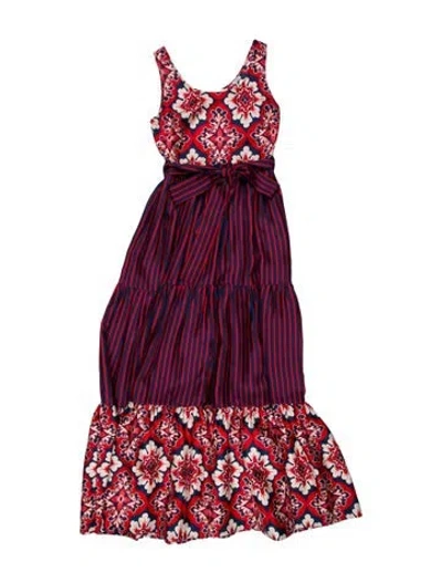 Pre-owned La Doublej Silk Long Dress In Red