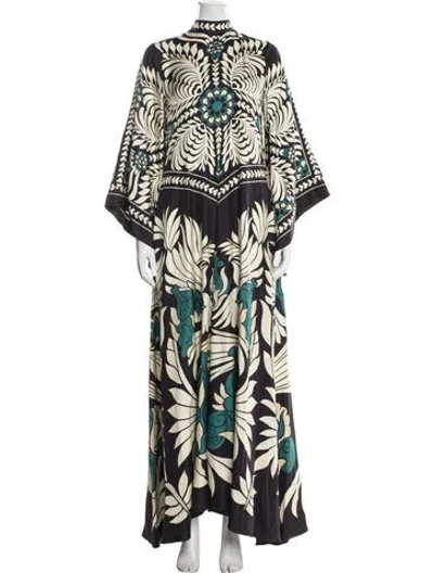 Pre-owned La Doublej Silk Long Dress W/ Tags In Black