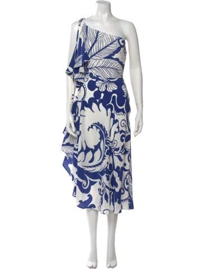 Pre-owned La Doublej Silk Long Dress W/ Tags In Blue