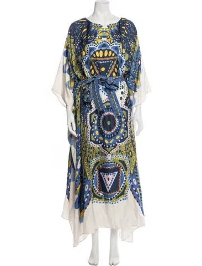 Pre-owned La Doublej Silk Long Dress W/ Tags In Blue