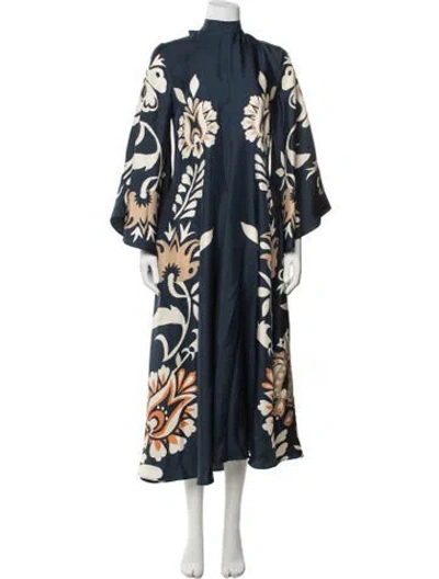 Pre-owned La Doublej Silk Long Dress W/ Tags In Blue