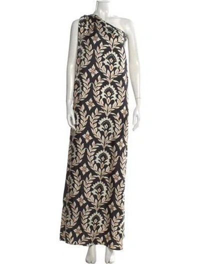 Pre-owned La Doublej Silk Long Dress W/ Tags In Multi