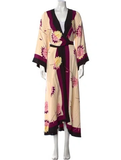 Pre-owned La Doublej Silk Long Dress W/ Tags In Multi