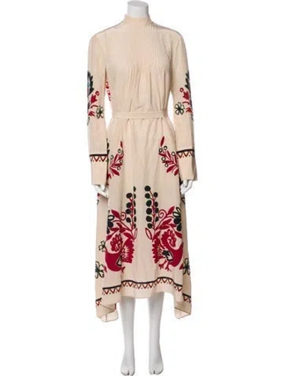 Pre-owned La Doublej Silk Long Dress W/ Tags In Neutral