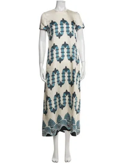 Pre-owned La Doublej Silk Long Dress W/ Tags In Neutral