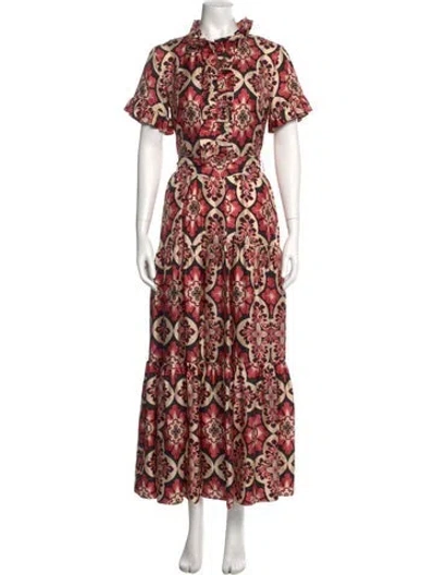 Pre-owned La Doublej Silk Long Dress W/ Tags In Pink