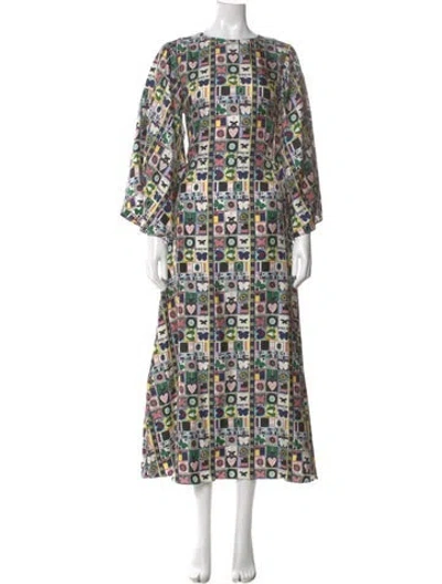 Pre-owned La Doublej Silk Long Dress In White