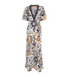 La Doublej Marlene Printed Silk-crepe Maxi Dress In Multi