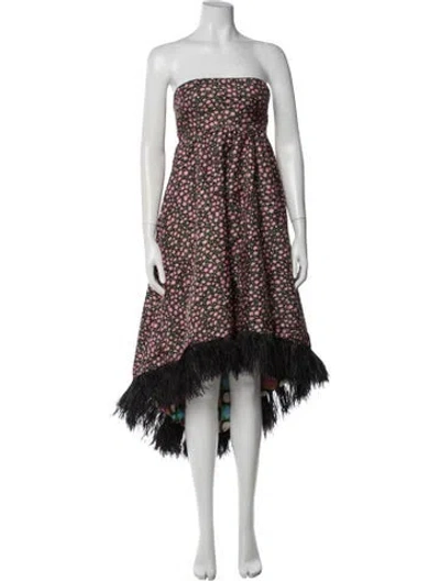 Pre-owned La Doublej Silk Midi Length Dress W/ Tags In Pink
