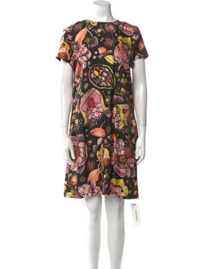 Pre-owned La Doublej Silk Mini Dress In Black