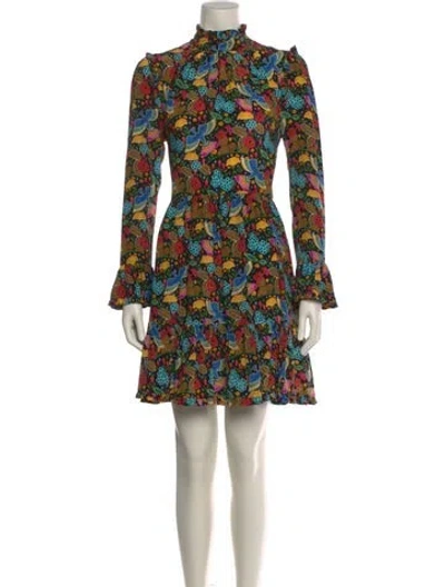 Pre-owned La Doublej Silk Mini Dress In Black