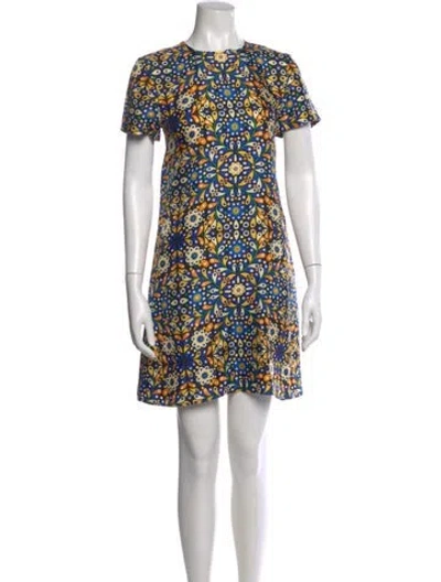 Pre-owned La Doublej Silk Mini Dress In Multi