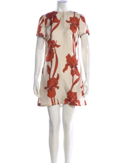 Pre-owned La Doublej Silk Mini Dress In Multi