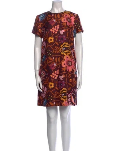 Pre-owned La Doublej Silk Mini Dress In Multi