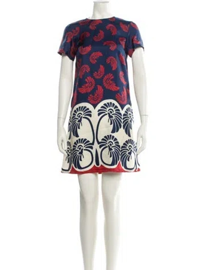 Pre-owned La Doublej Silk Mini Dress In Multi