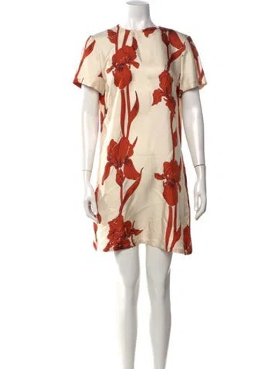 Pre-owned La Doublej Silk Mini Dress In Multi