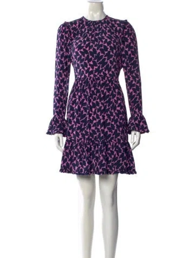 Pre-owned La Doublej Silk Mini Dress In Multi