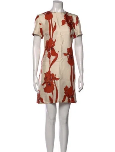 Pre-owned La Doublej Silk Mini Dress In Multi