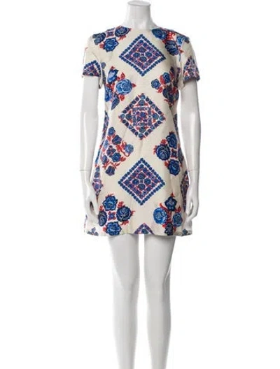 Pre-owned La Doublej Silk Mini Dress In Neutral