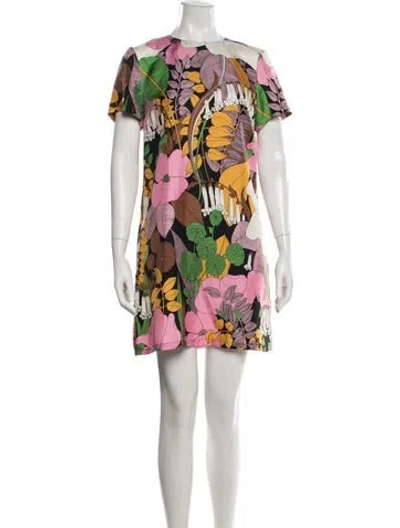 Pre-owned La Doublej Silk Mini Dress In Neutrals