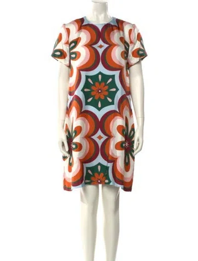 Pre-owned La Doublej Silk Mini Dress In Orange