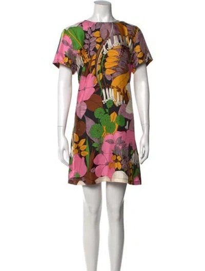 Pre-owned La Doublej Silk Mini Dress In Pink