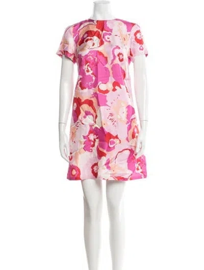 Pre-owned La Doublej Silk Mini Dress In Pink