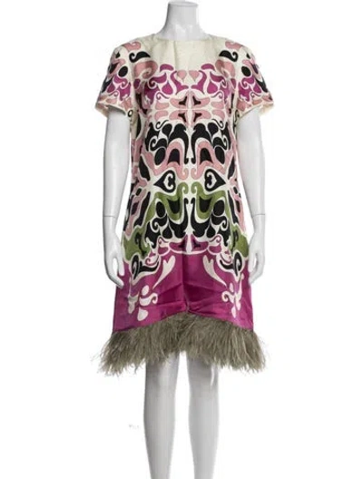 Pre-owned La Doublej Silk Mini Dress In White