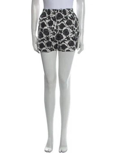 Pre-owned La Doublej Silk Mini Shorts In White