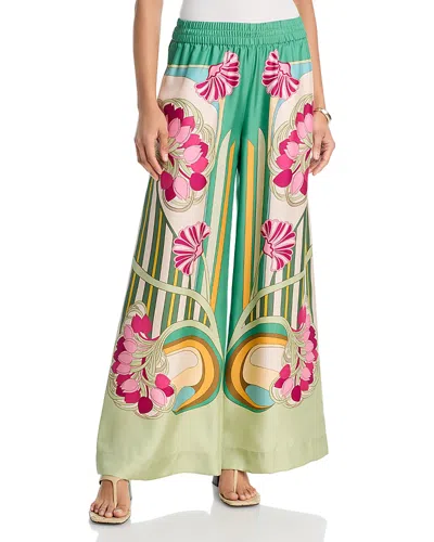 La Doublej Silk Palazzo Pants