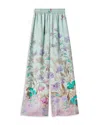 LA DOUBLEJ LA DOUBLEJ SILK PALAZZO PANTS