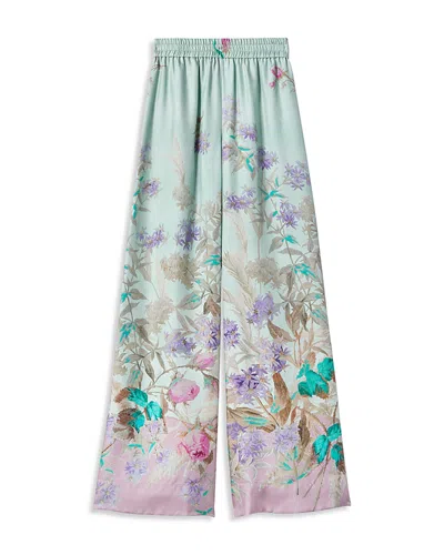 LA DOUBLEJ LA DOUBLEJ SILK PALAZZO PANTS