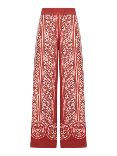 La Doublej Silk Palazzo Trousers